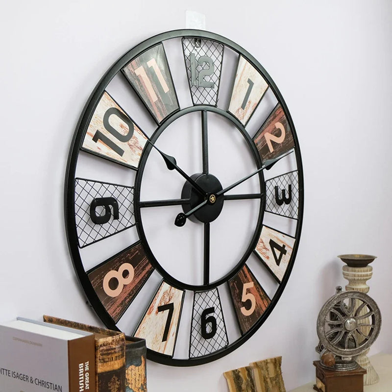 Reloj de Pared Ecléctico Metal