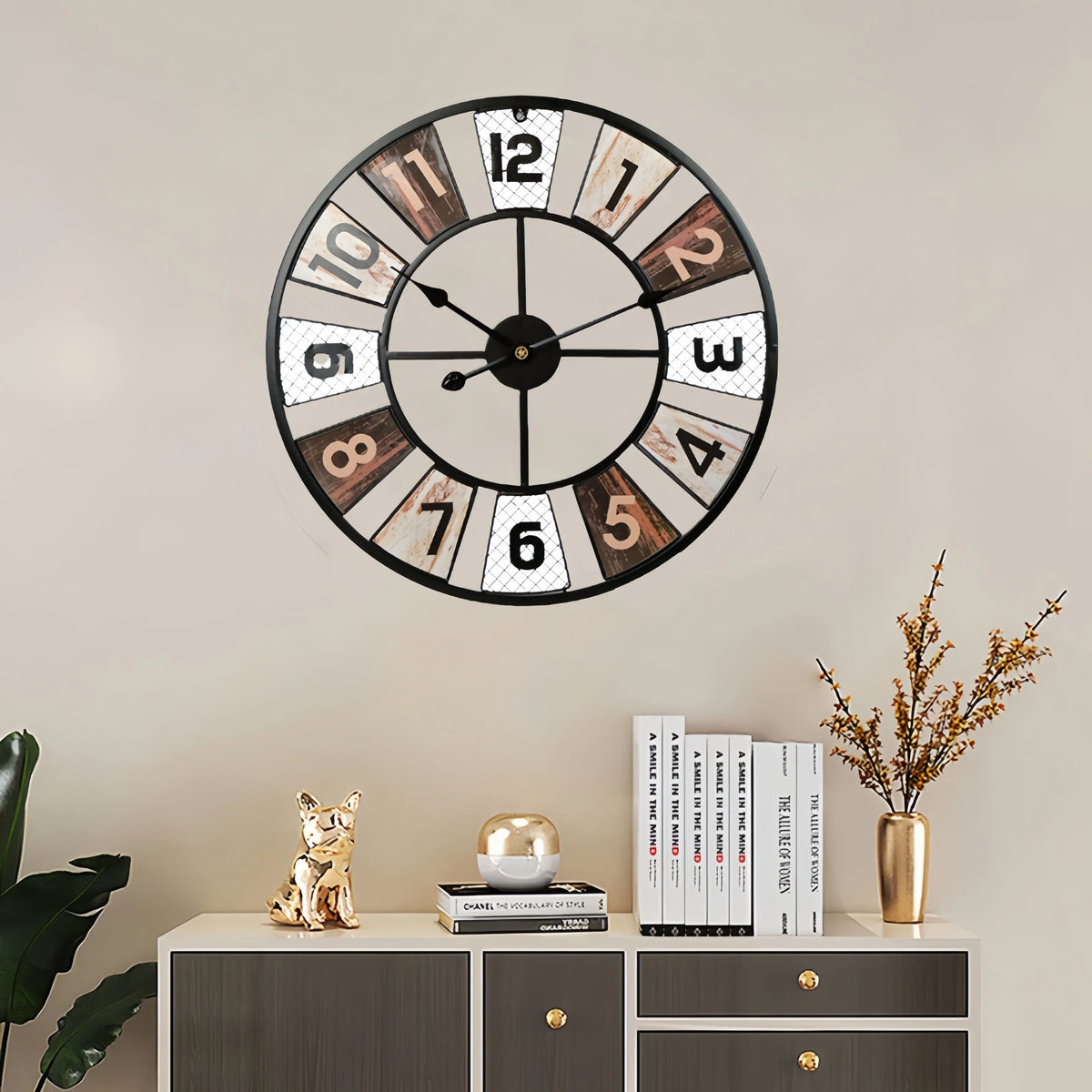 Reloj de Pared Ecléctico Metal - imagen 5