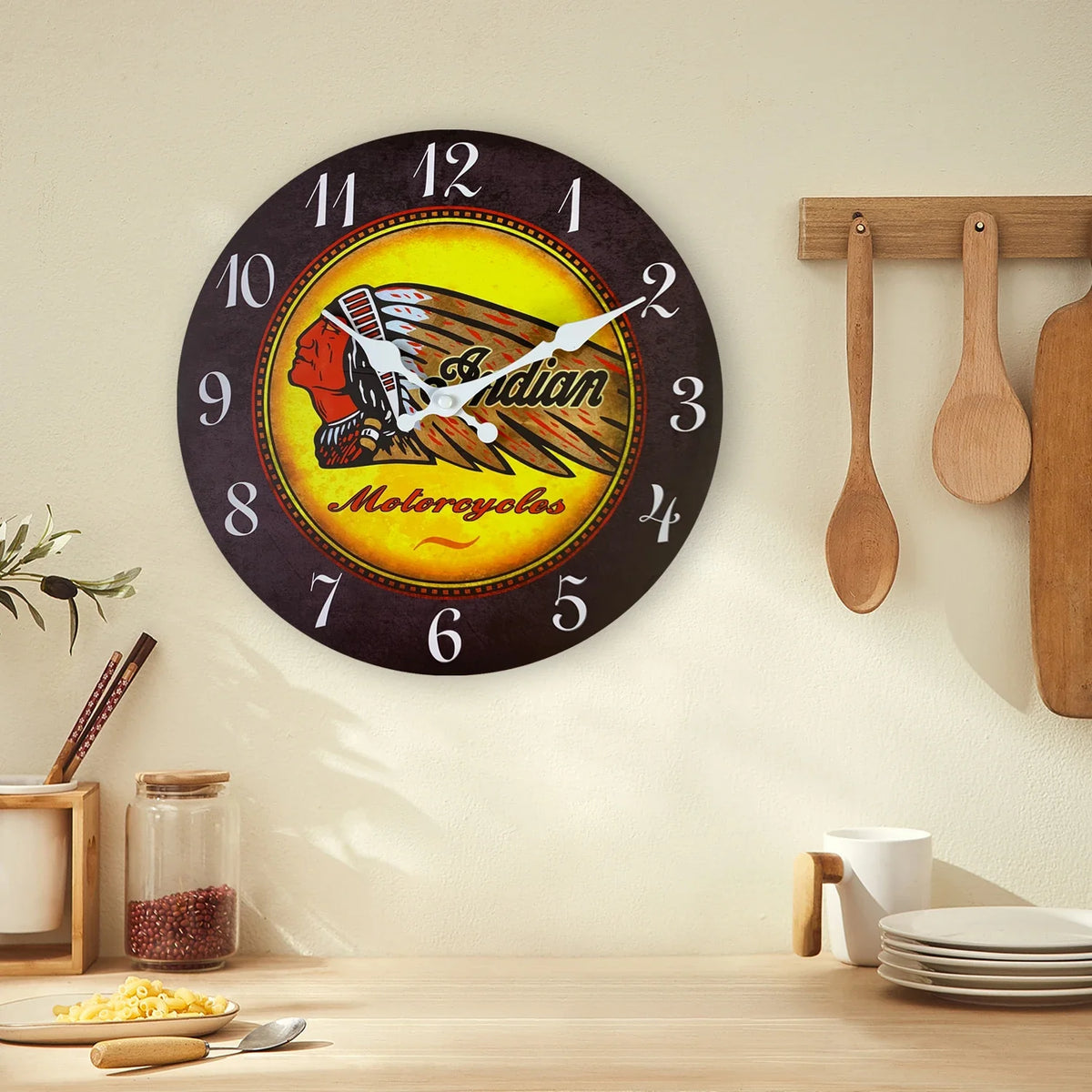 Reloj de Pared Indian Moto