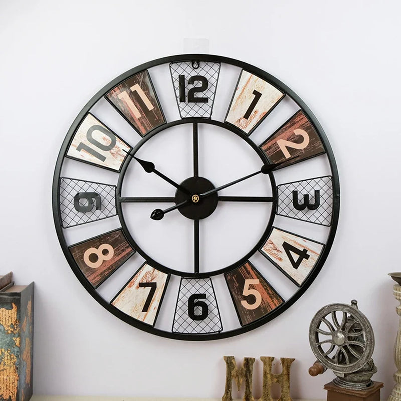 Reloj de Pared Ecléctico Metal