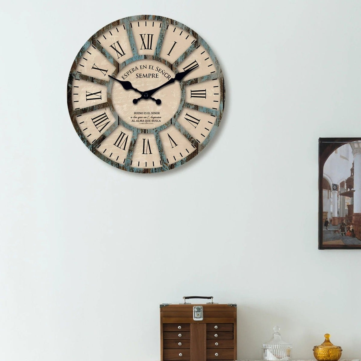 Reloj de Pared Números Retro