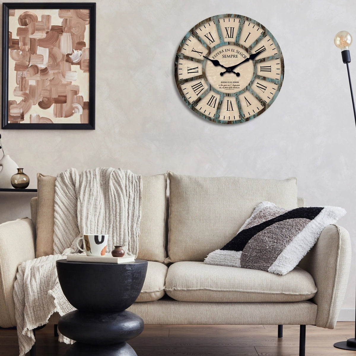 Reloj de Pared Números Retro - imagen 2