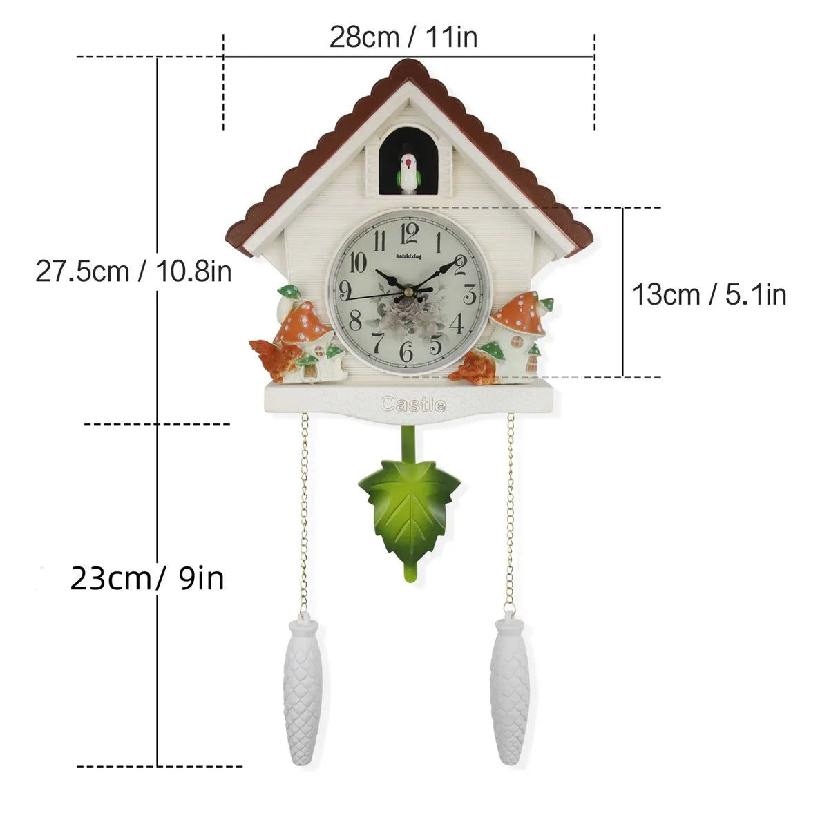 Reloj de Pared Chalet Colorido - imagen 7
