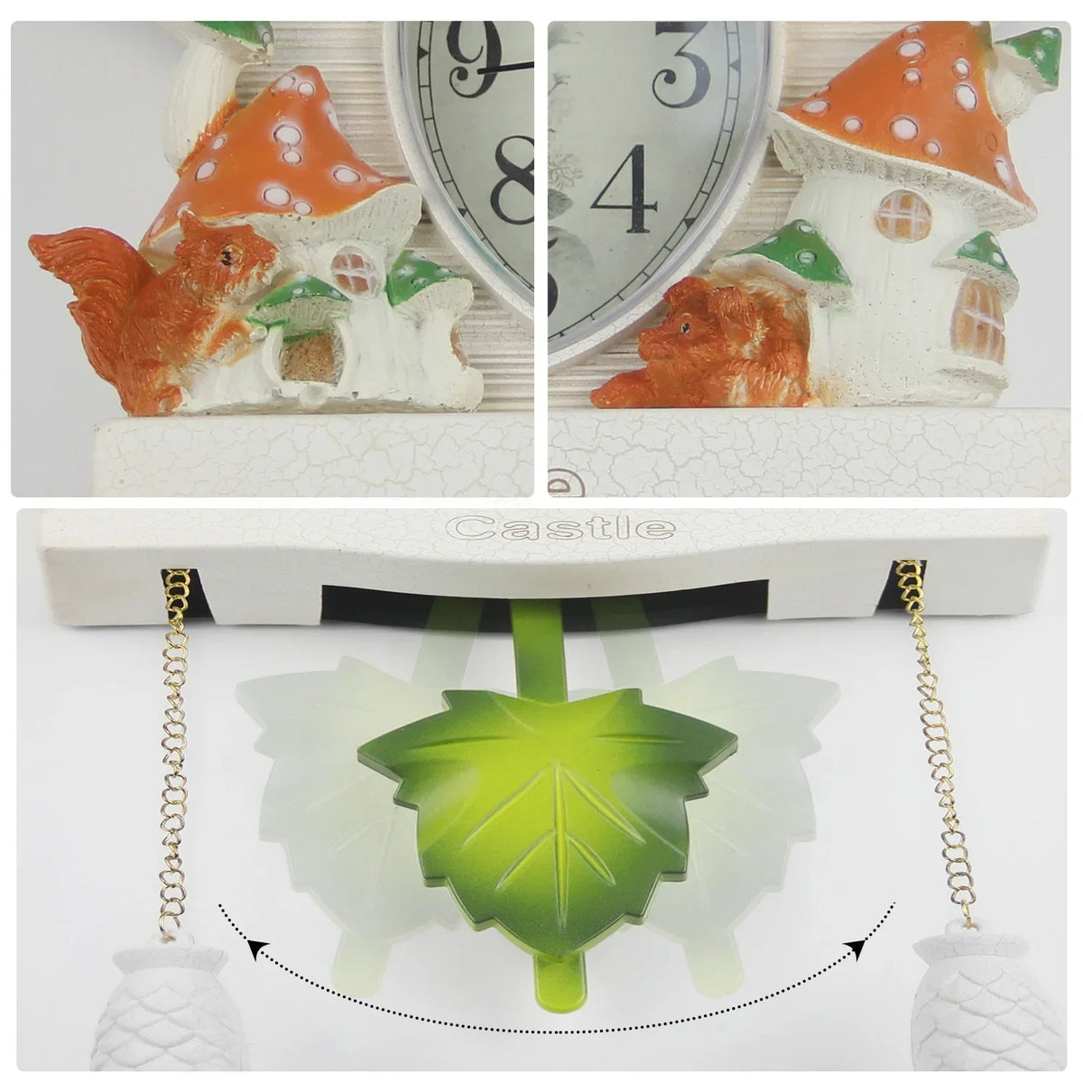 Reloj de Pared Chalet Colorido - imagen 6