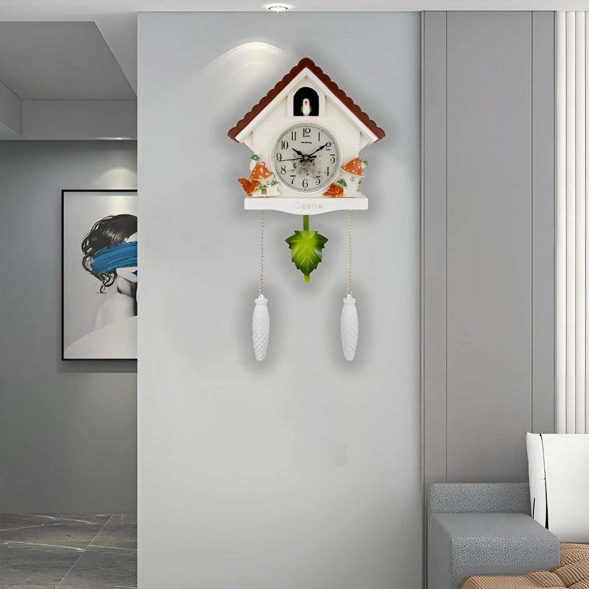 Reloj de Pared Chalet Colorido - imagen 3