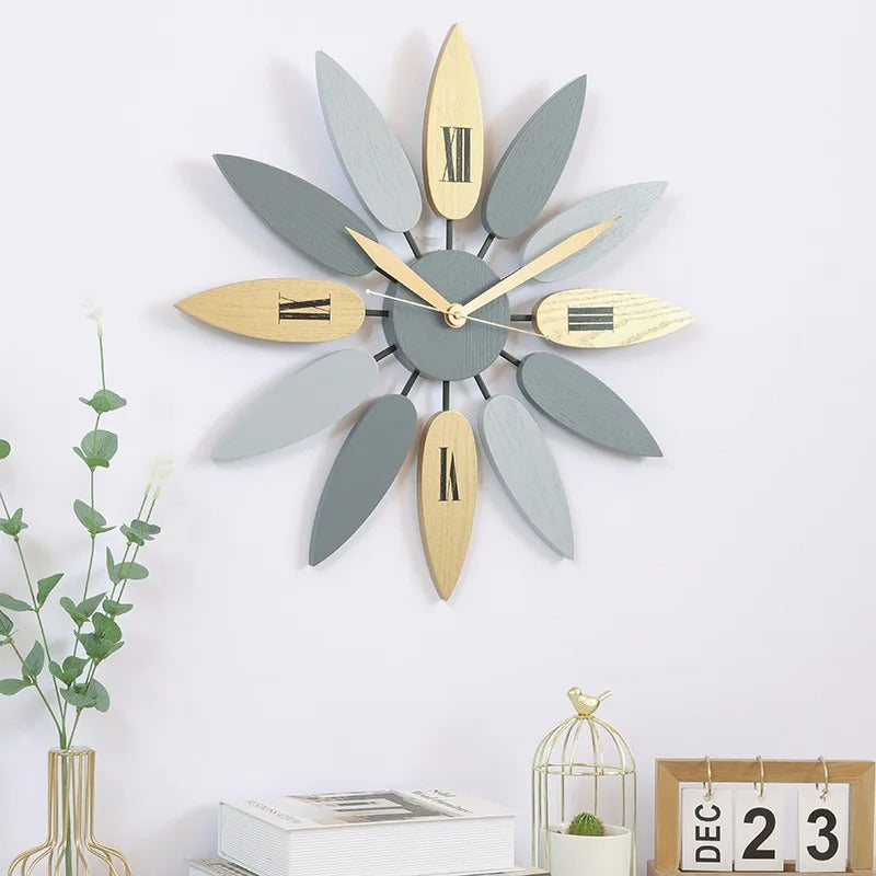 Reloj de Pared Pétalo Madera - imagen 2