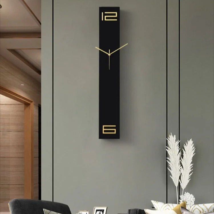 Reloj de Pared Negro Rectangular - imagen 4