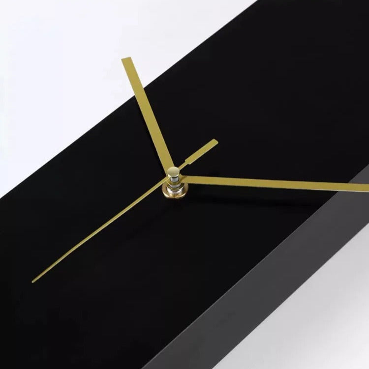 Reloj de Pared Negro Rectangular - imagen 6
