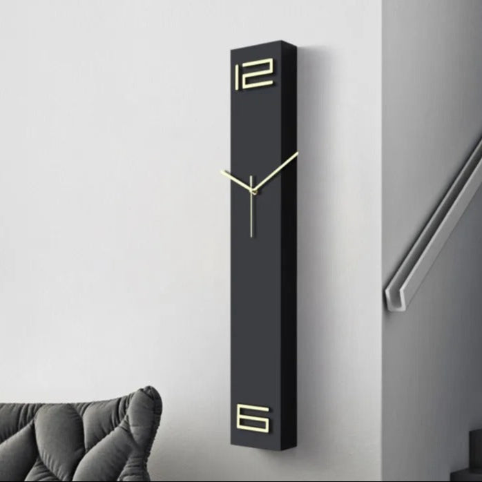 Reloj de Pared Negro Rectangular - imagen 7