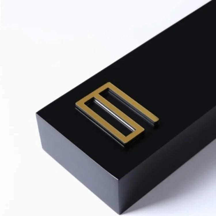 Reloj de Pared Negro Rectangular - imagen 10