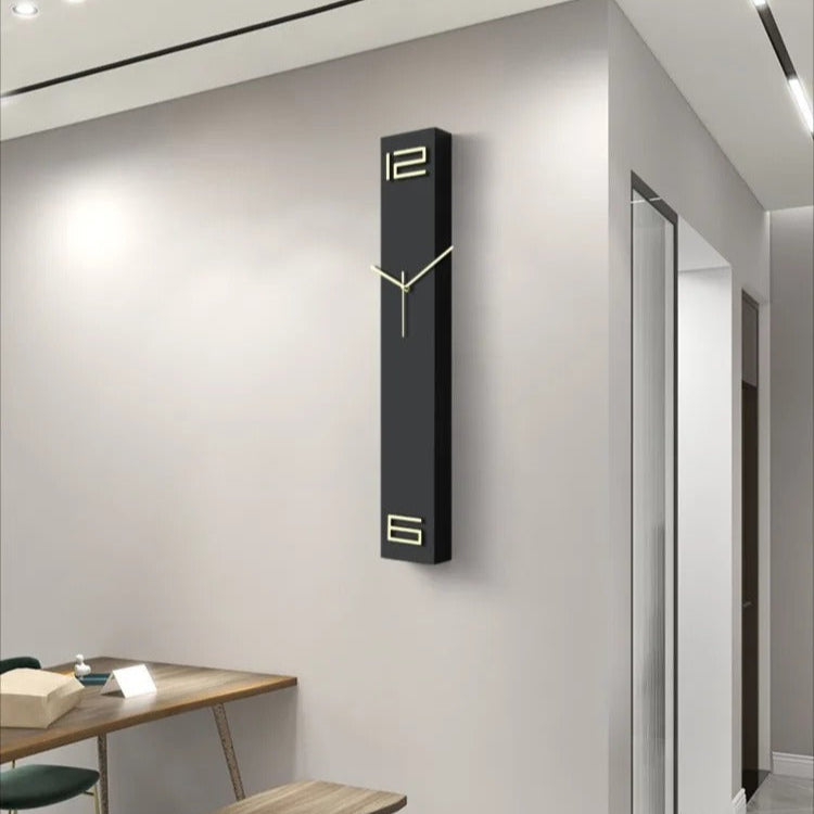 Reloj de Pared Negro Rectangular - imagen 3