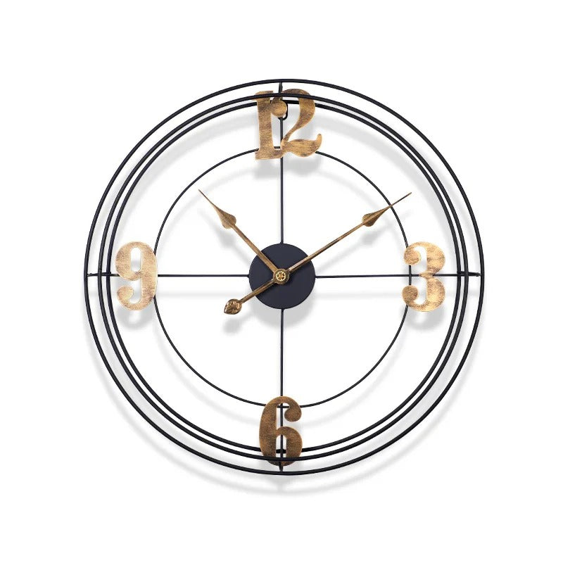 Reloj de Pared Números Dorados - imagen 4