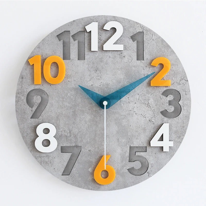 Reloj de Pared Números 3D - imagen 9