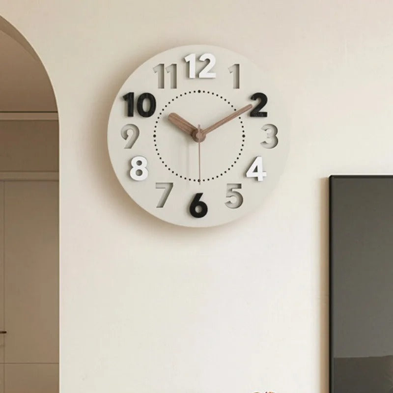 Reloj de Pared Números 3D