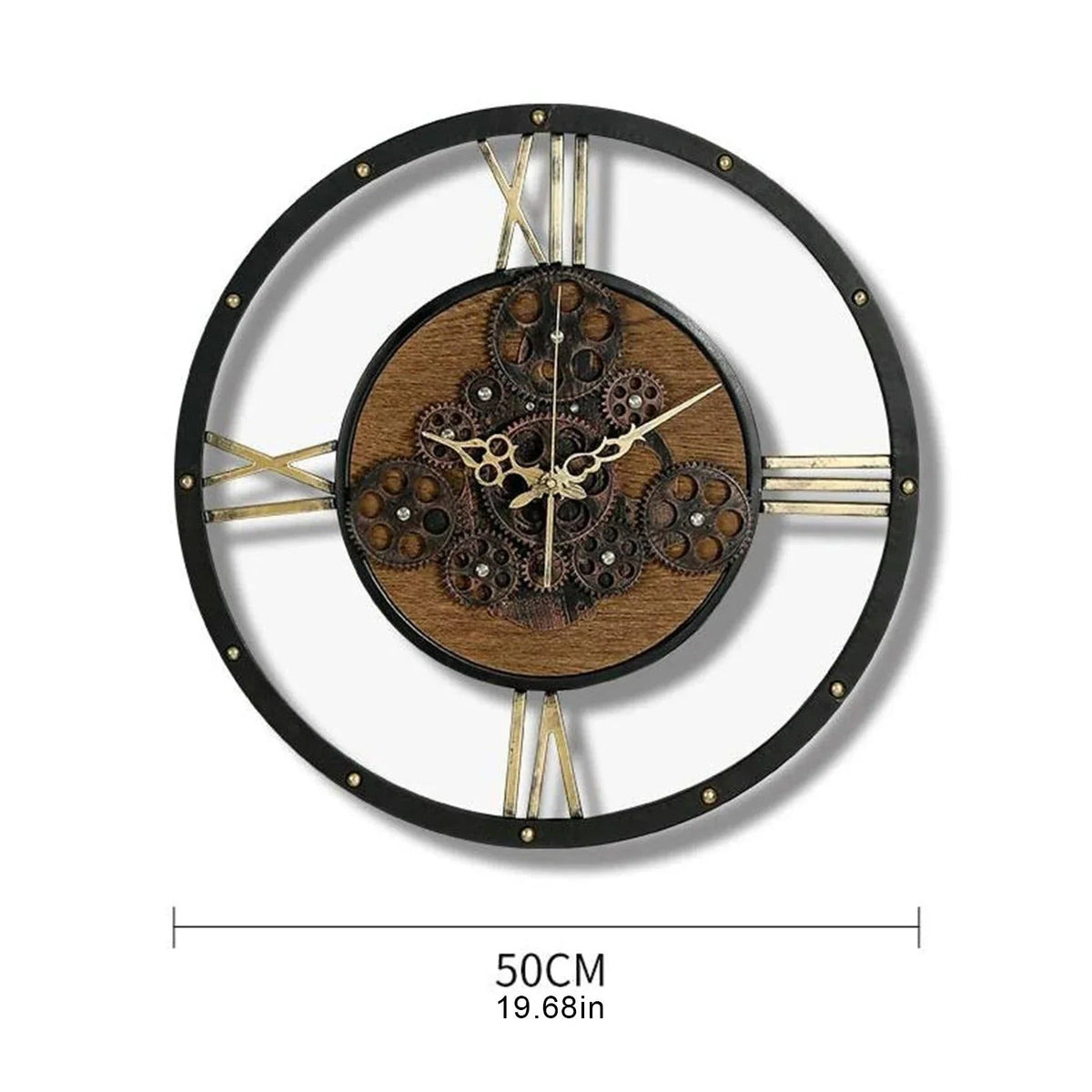 Reloj de Pared Engranajes Madera - imagen 5