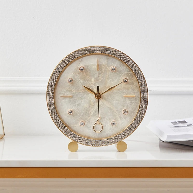Reloj de Sobremesa Oro Elegante - imagen 3