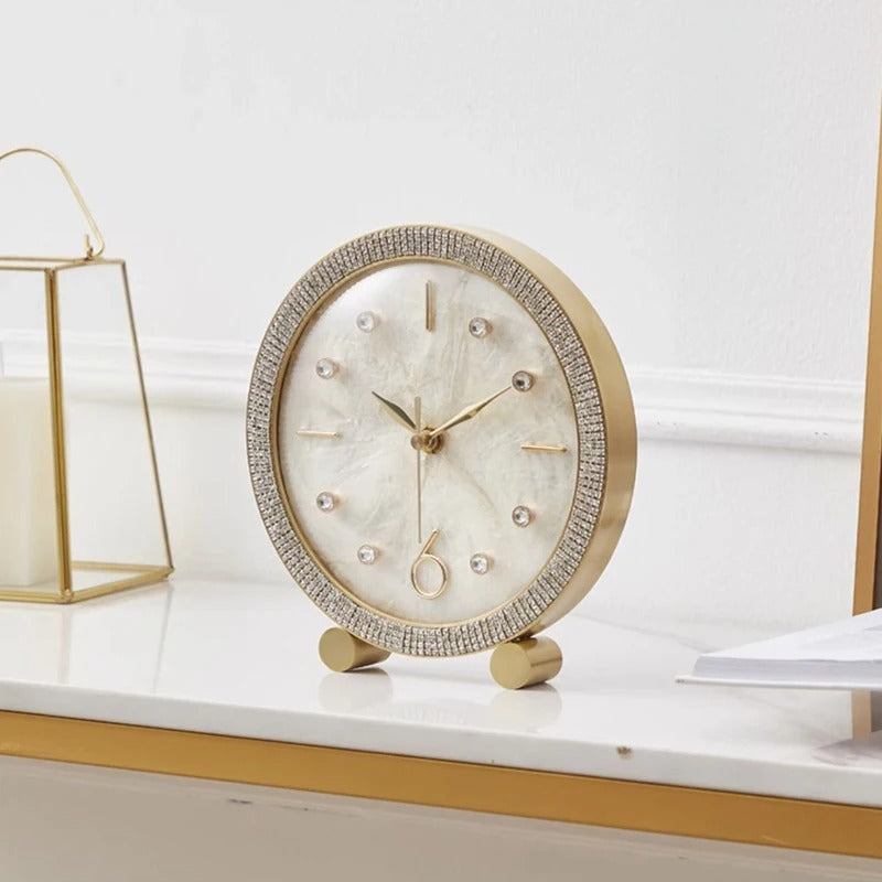 Reloj de Sobremesa Oro Elegante - imagen 4