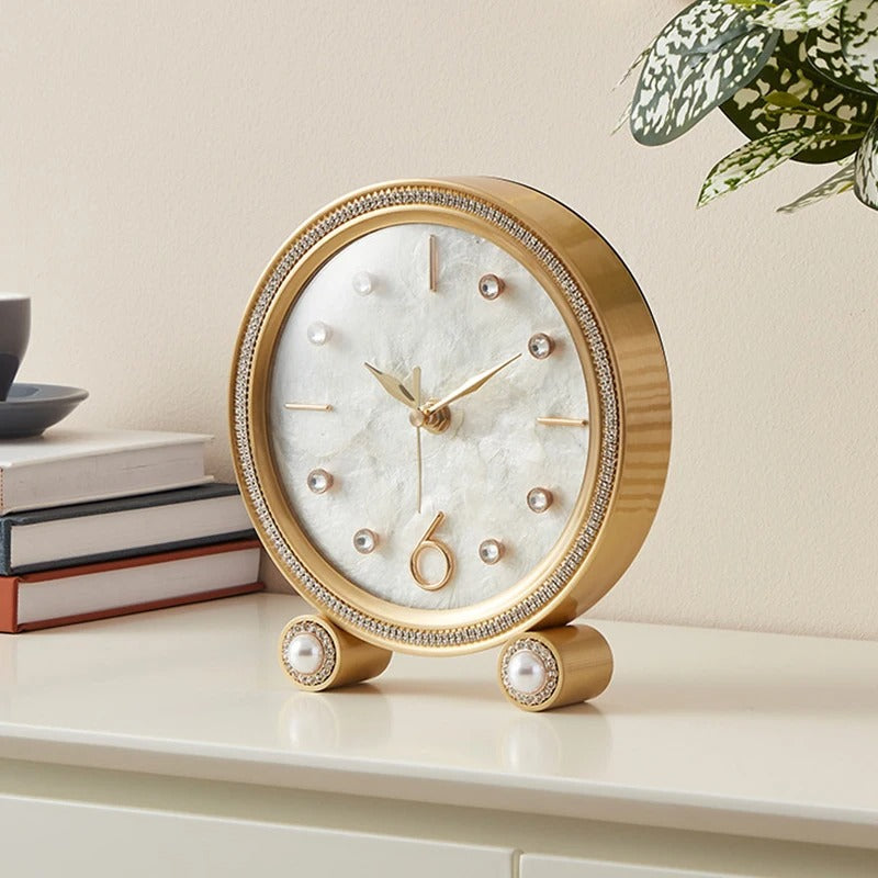 Reloj de Sobremesa Oro Elegante - imagen 2