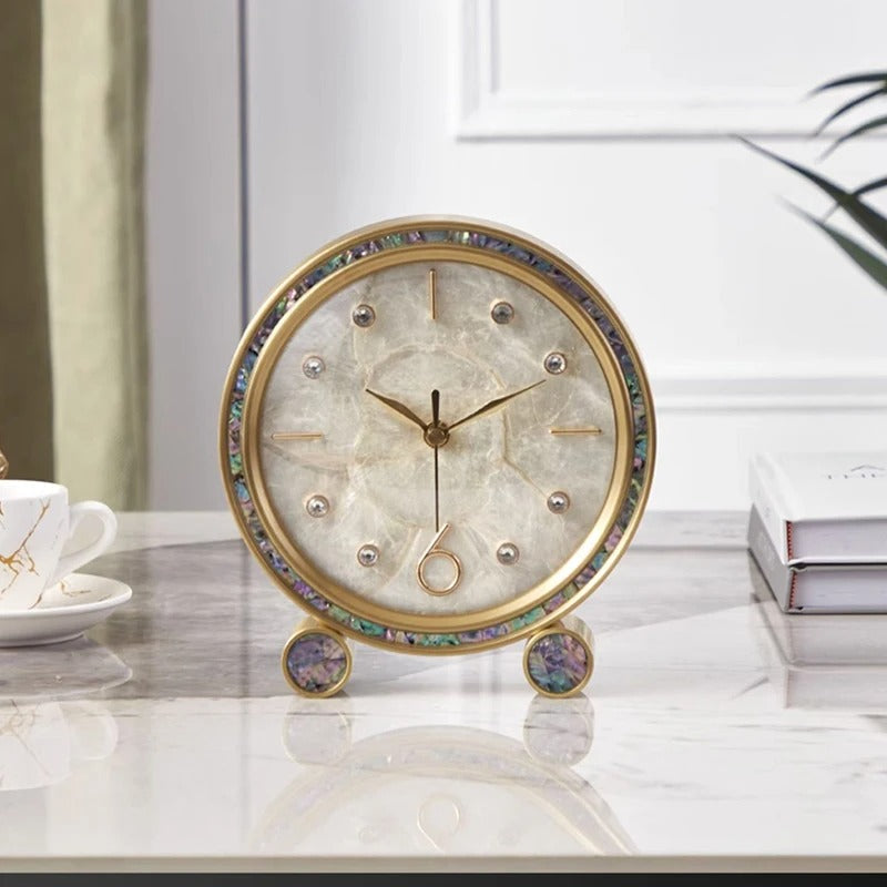 Reloj de Sobremesa Oro Elegante - imagen 5