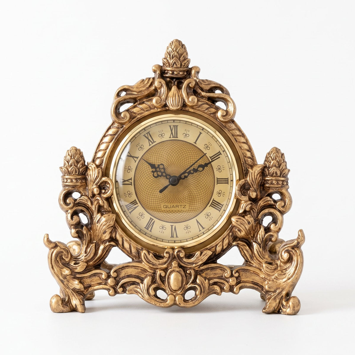 Reloj de Sobremesa Barroco Dorado - imagen 5