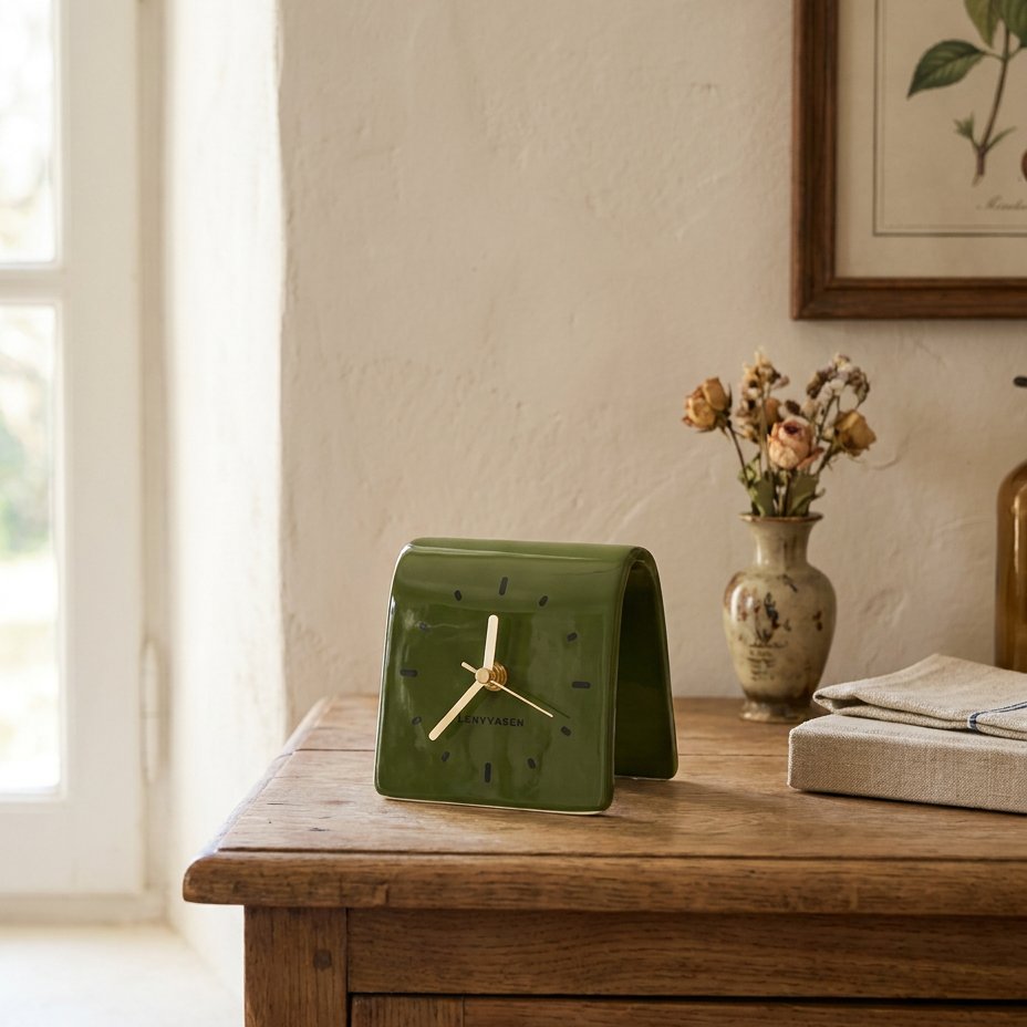 Reloj de Sobremesa Verde