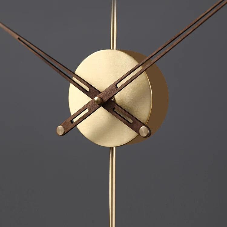 Reloj de Sobremesa Minimalista Dorado - imagen 5