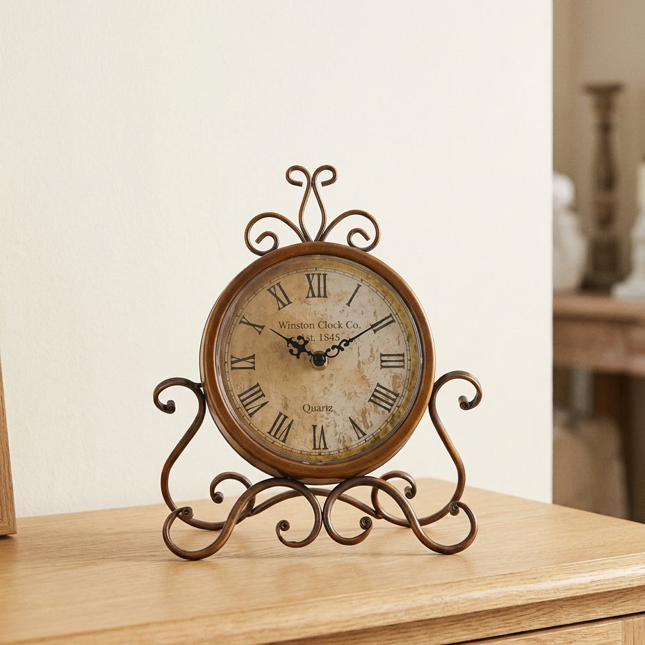 Reloj de Sobremesa Hierro Forjado