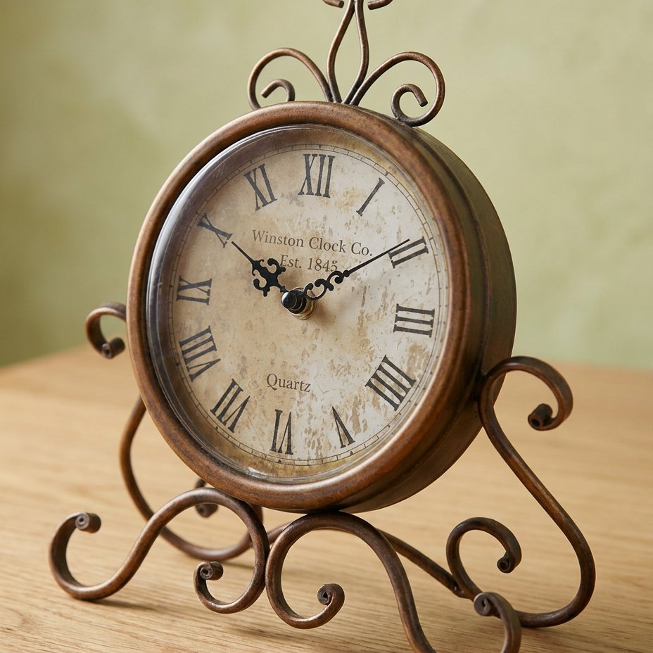 Reloj de Sobremesa Hierro Forjado - imagen 3