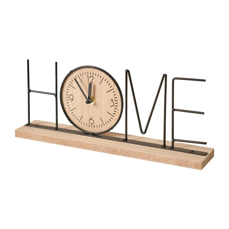 Reloj de Sobremesa Madera HOME - imagen 4