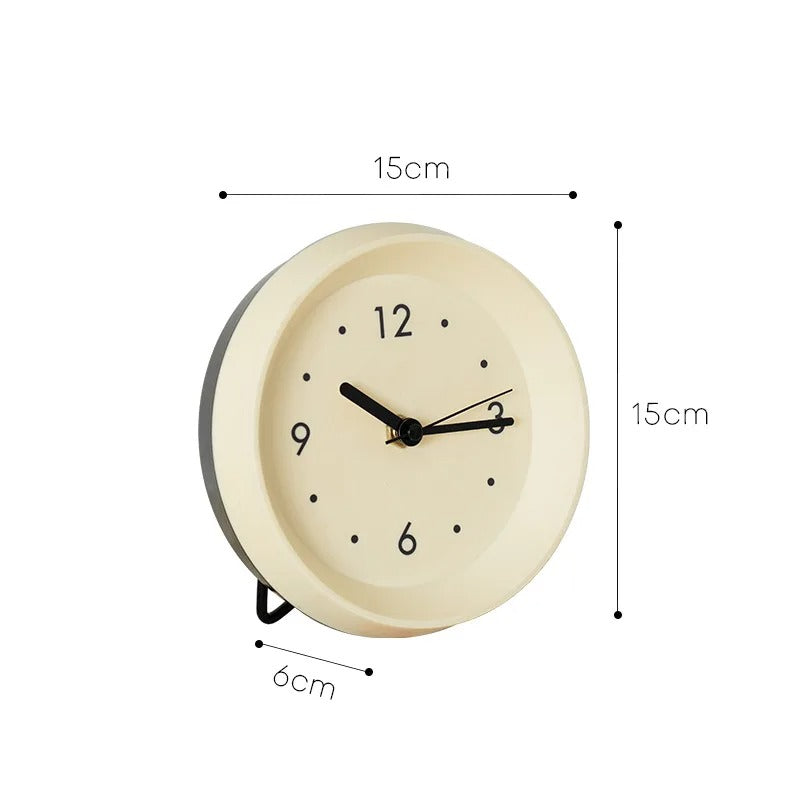 Reloj de Sobremesa Minimalista Marfil - imagen 6