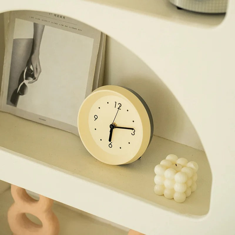 Reloj de Sobremesa Minimalista Marfil - imagen 3