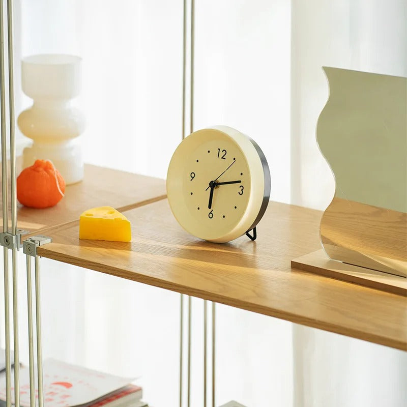Reloj de Sobremesa Minimalista Marfil - imagen 4