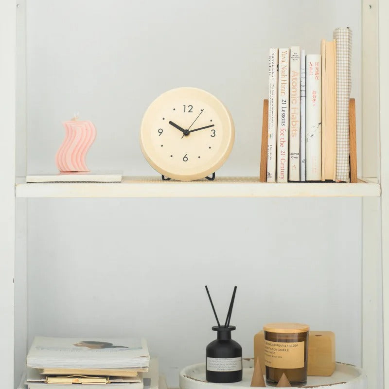 Reloj de Sobremesa Minimalista Marfil - imagen 5