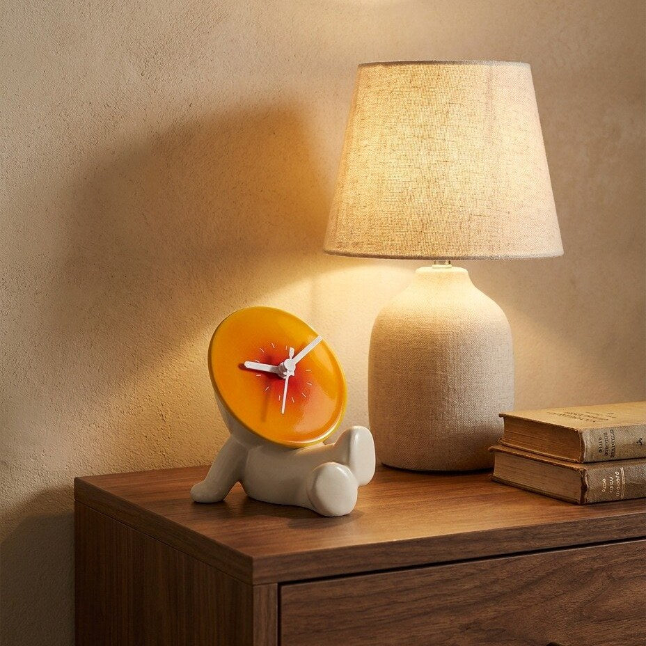 Reloj de Sobremesa Naranja Moderno - imagen 4