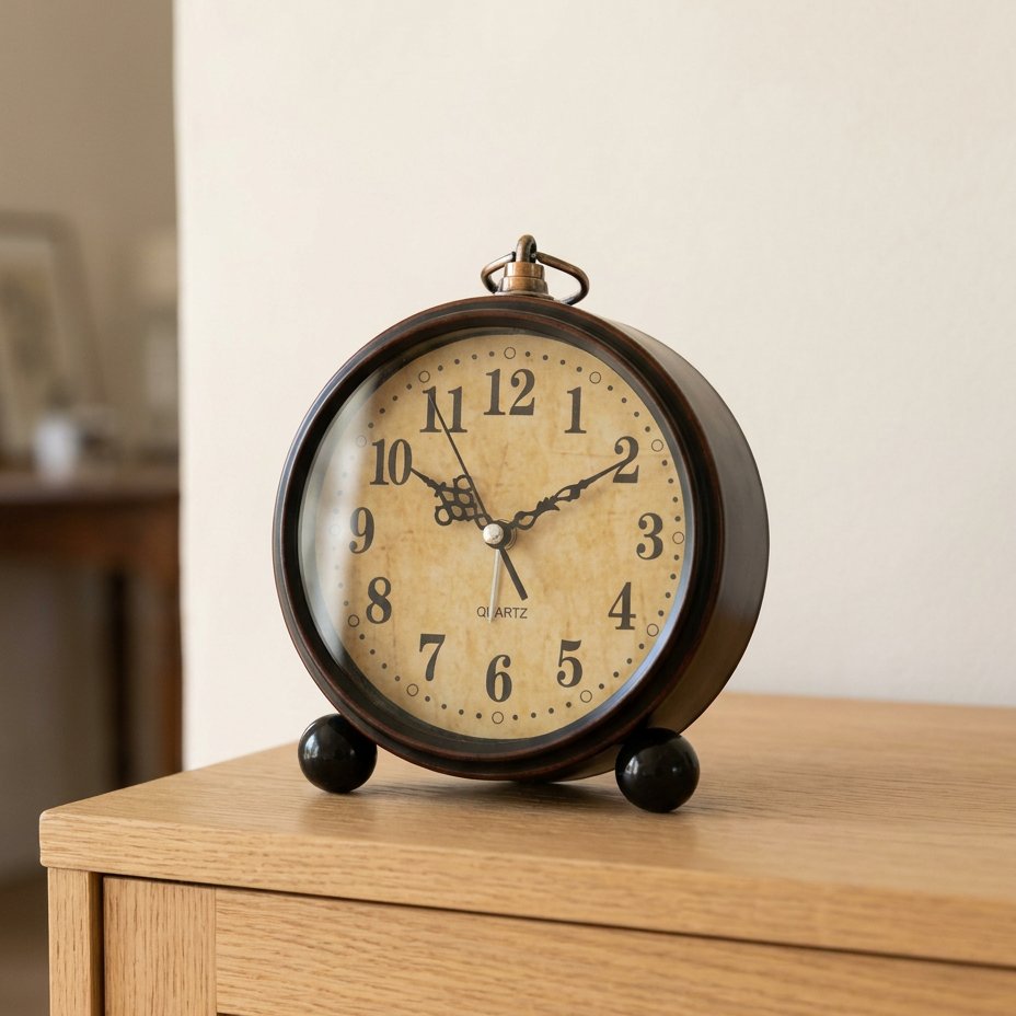 Reloj de Sobremesa Retro Cuarzo