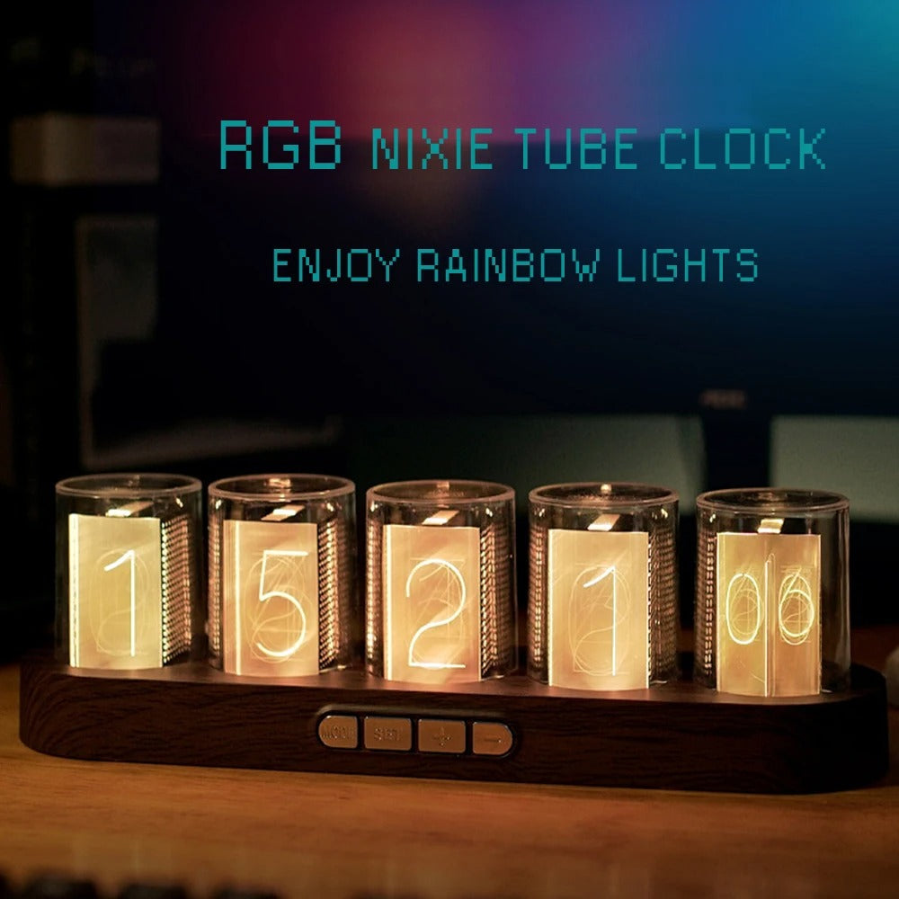 Reloj de Sobremesa Tubos RGB - imagen 2