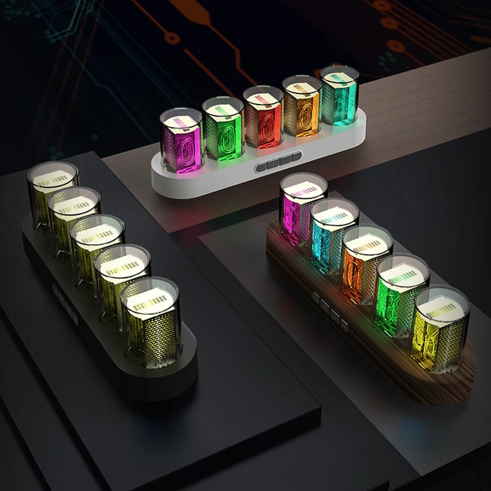 Reloj de Sobremesa Tubos RGB - imagen 4