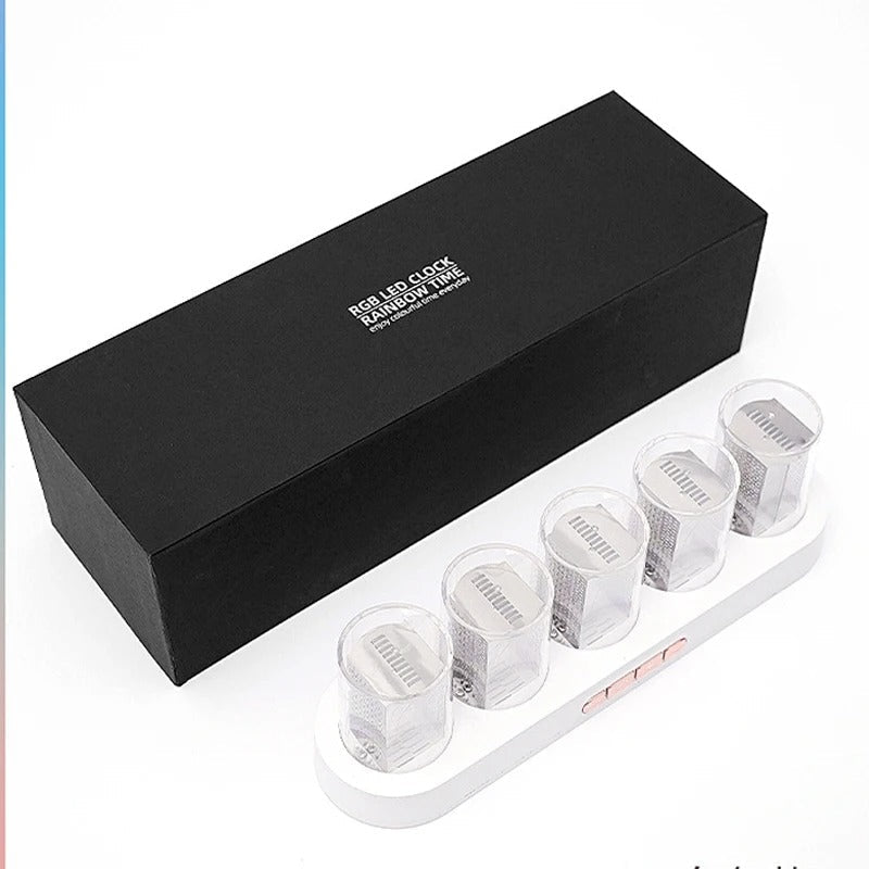 Reloj de Sobremesa Tubos RGB - imagen 7