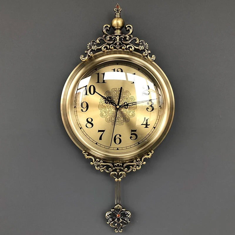Reloj de Pared Vintage Bronce - imagen 4