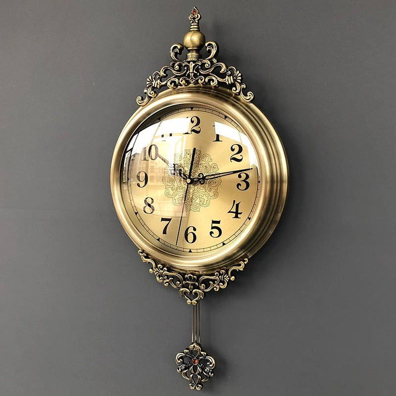 Reloj de Pared Vintage Bronce - imagen 5