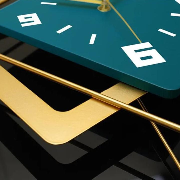 Reloj de Pared Cuadrado Moderno con Péndulo - imagen 4