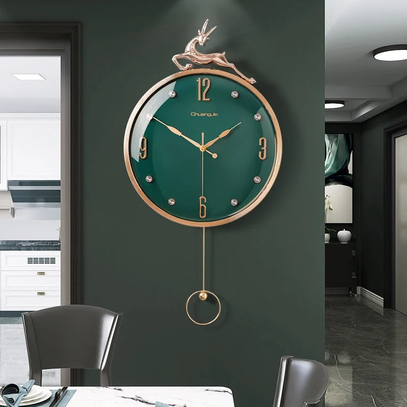 Reloj de Péndulo Dorado - imagen 2
