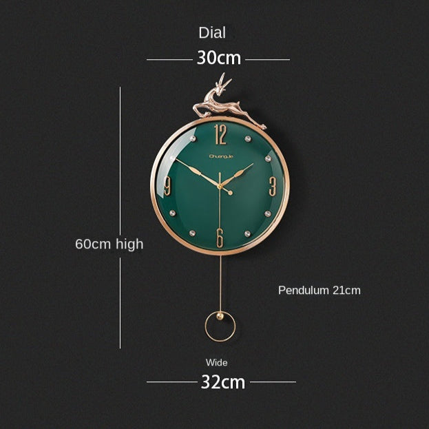 Reloj de Péndulo Dorado - imagen 9