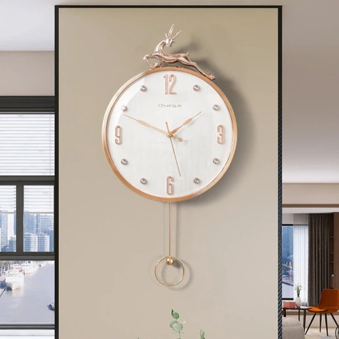 Reloj de Péndulo Dorado - imagen 8