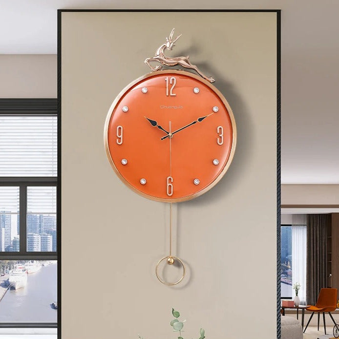 Reloj de Péndulo Dorado - imagen 7