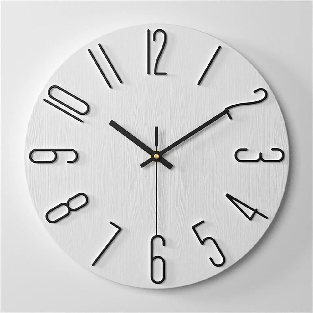 Reloj de Pared Números Modernos - imagen 2