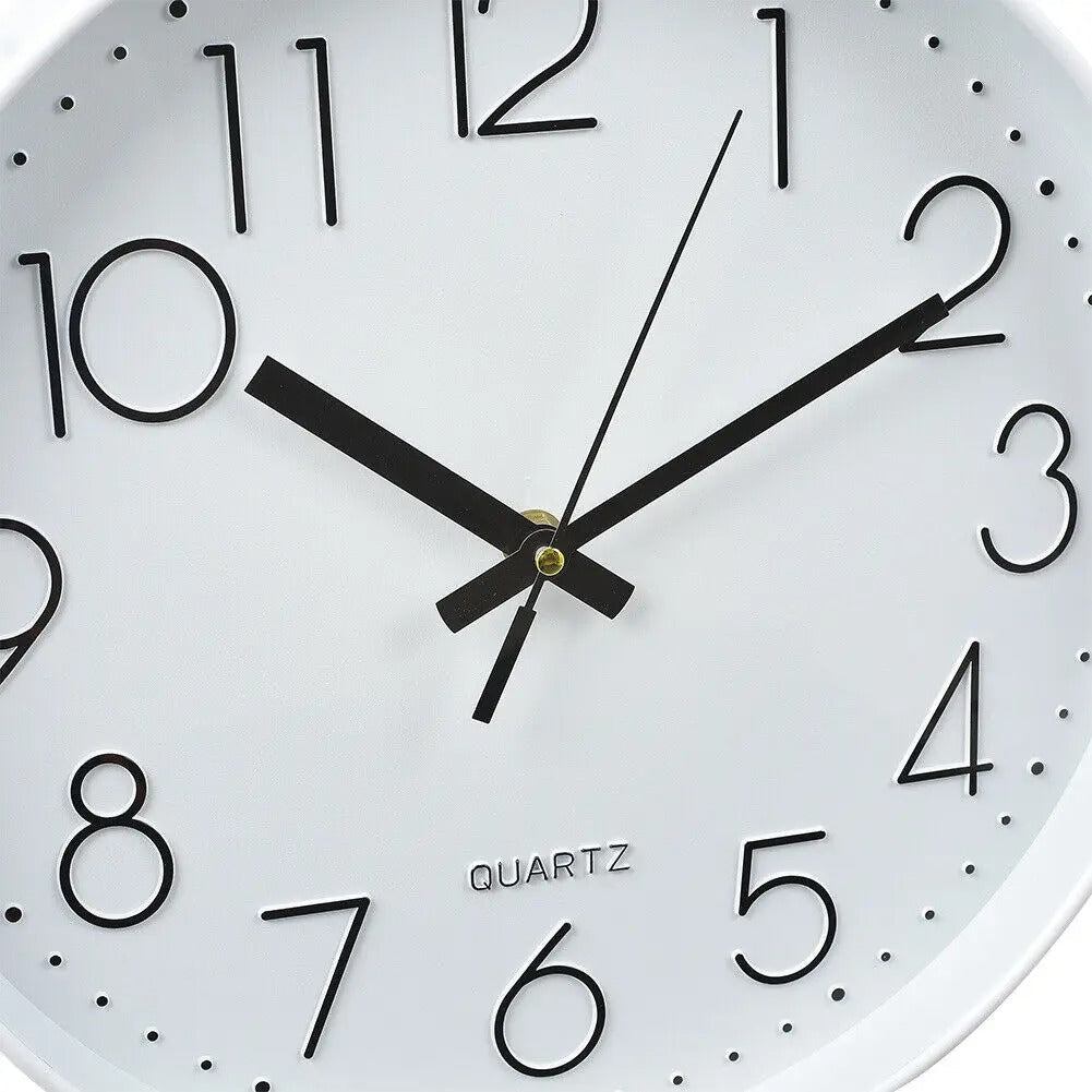 Reloj de Pared Números Negros Diseño - imagen 4