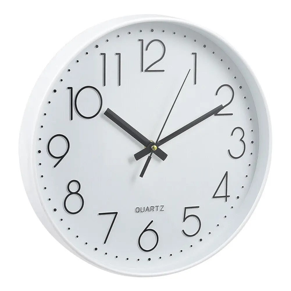 Reloj de Pared Números Negros Diseño - imagen 2