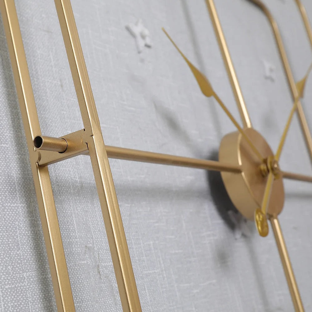 Reloj de Pared Cuadrado de Metal - imagen 3