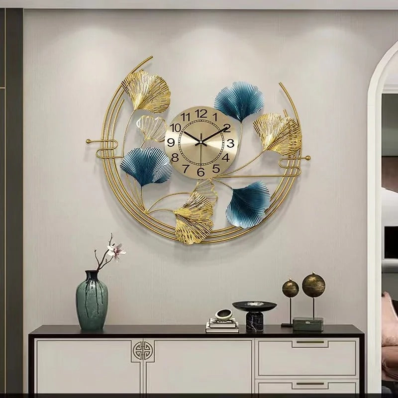 Reloj de Pared Hojas Doradas - imagen 5